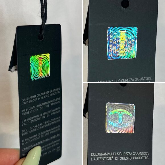 NWT Just Cavalli White cropped Crew-Neck sweatshirt Side Arm Logo Size M sweater - Picture 6 of 14